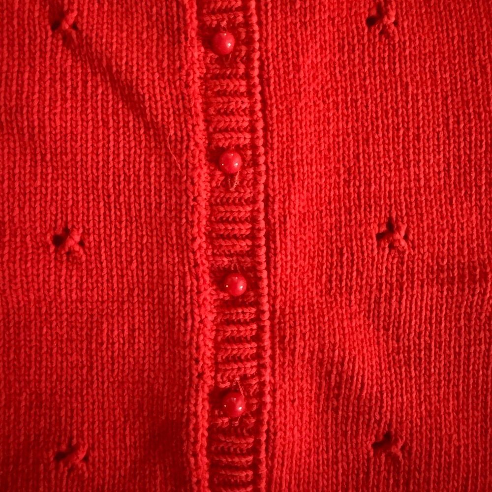 Sezane Kyle Short-Sleeve Knit Cardigan, size M - Picture 4 of 5